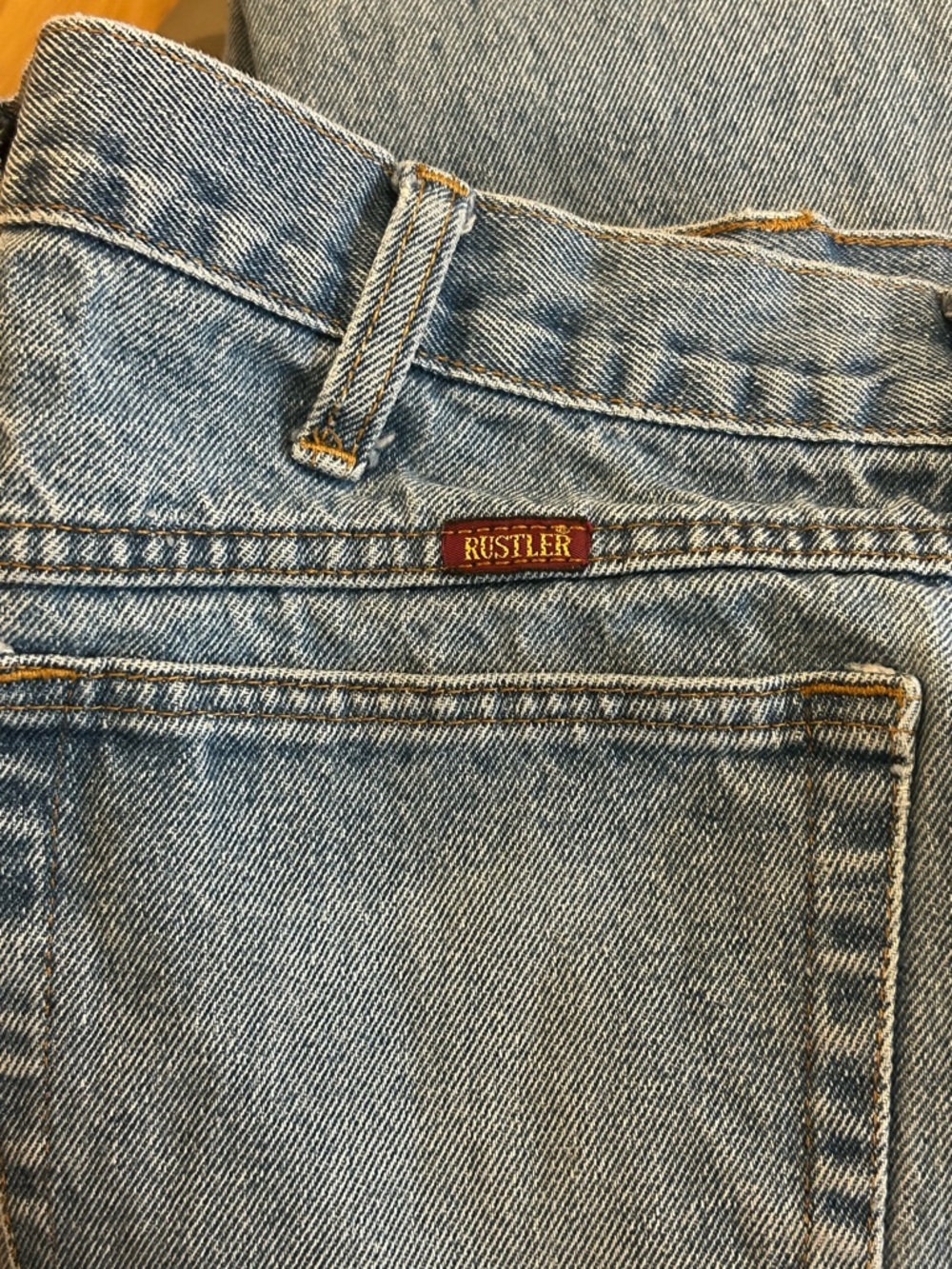 RUSTLER Blue Jeans 42” x 30” - Picture 8 of 8